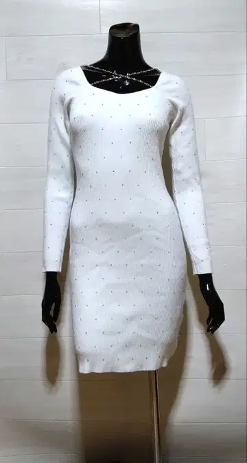 RANDY 스팽글 장식 원피스 S 사이즈