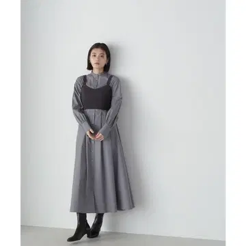 NATURAL BEAUTY BASIC 니트 뷔스티에 세트 셔츠 원피스