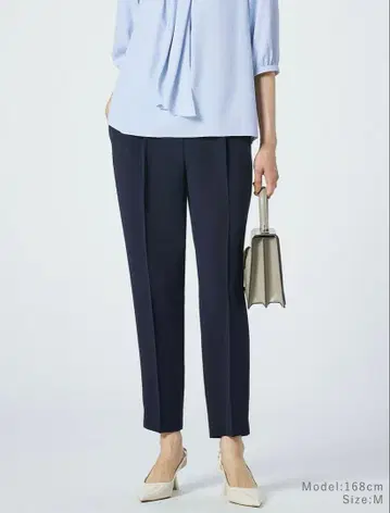 플라스테 시착만 한 상품 트리아세 블렌드 테이퍼드 팬츠 네이비 새상품급