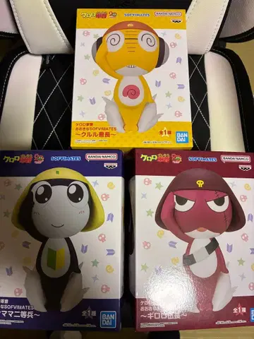BANDAI 소프비메이트 3체 세트 쿠루루 타마마 기로로