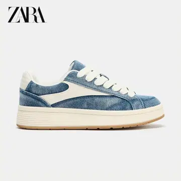 ZARA 데님 스니커즈 22.8cm 여성용