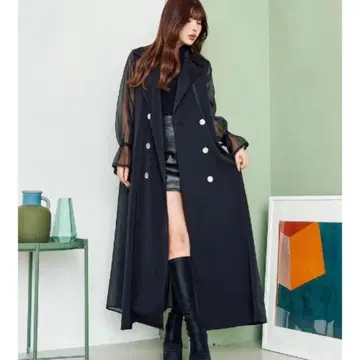 [새상품급] Darich 시어 슬리브 테론치 블랙