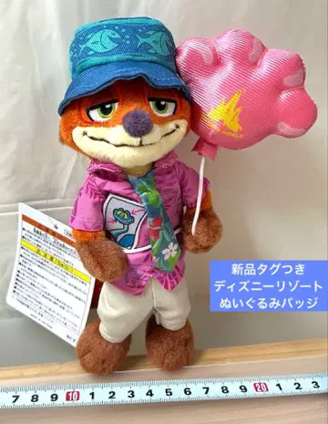 닉 주토피아 디즈니 리조트 인형 배지