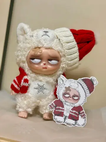 그랑피피 빨간색 가디건