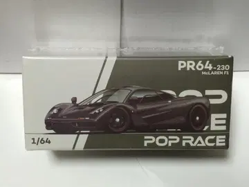 팝 레이스 1/64 맥라렌 F1 제트 블랙