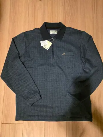 하프 지퍼 피케 셔츠