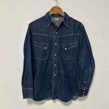 새상품급 웨어하우스 웨스턴 웍스 데님 셔츠 긴팔