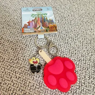 상하이 디즈니 주토피아 아이스캔디 키링