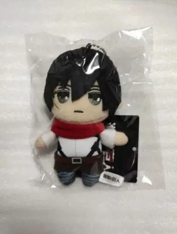 진격의 거인 봉제 인형 키링 미카사