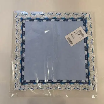 ANA 치카자와 레이스 아쿠아 블루 손수건