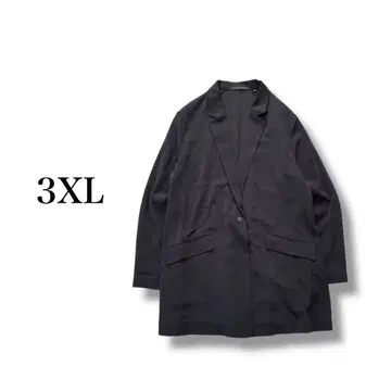 [유니클로] 드레이프 롱 자켓 [3XL] 심플 빅 사이즈