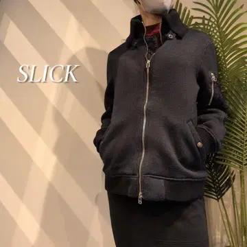 [새상품급] Slick 돈키 옷깃 MA-1 플라이트 볼륨넥 니트 남성용