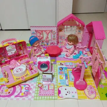 멜짱 나카요시 하우스 딸기 미용실 세탁 세트 등 묶음 판매