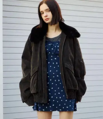 [ SLY ] 선착순 WASHED PUFFER 블루종