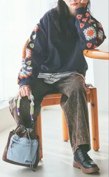 niko and - 코듀로이 포켓 와이드 팬츠 새상품