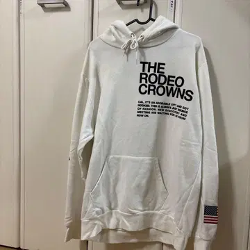 RODEO CROWNS 화이트 후드티