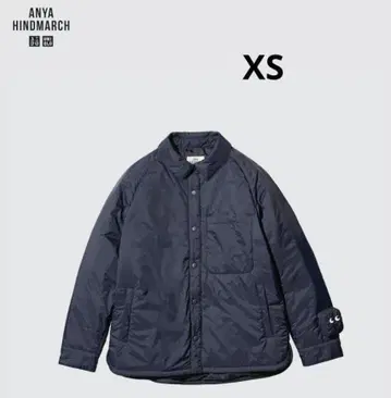 [새상품급] UNIQLO x 안야 힌드마치 퍼프 테크 자켓 XS 네이비