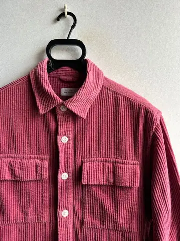 [새상품급] SATURDAYS NYC 코듀로이 셔츠 핑크 남성용 S