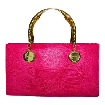 WAKO 와코 긴자 와코 포멀 핸드백 핑크 마젠타