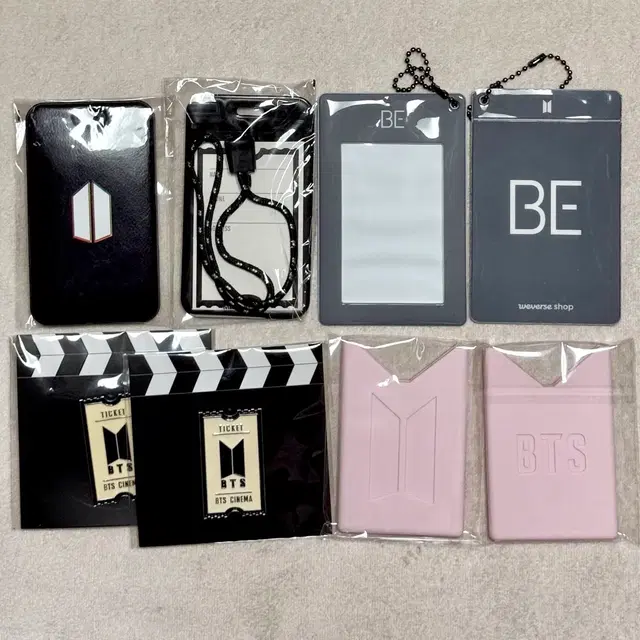 방탄소년단 아미키트 뱃지 포카 카드 티켓 홀더 네임택 be 위버스 특전