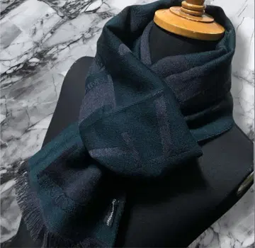 미사용 EMPORIO ARMANI 엠포리오 아르마니 로고 올 패턴 머플러