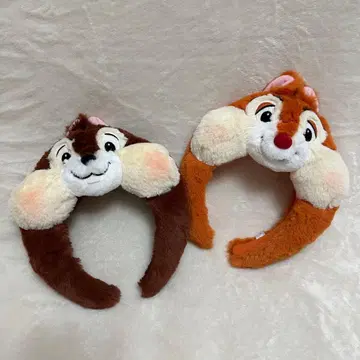 [미사용 새상품] 칩 앤 데일 머리띠 도쿄 디즈니 리조트