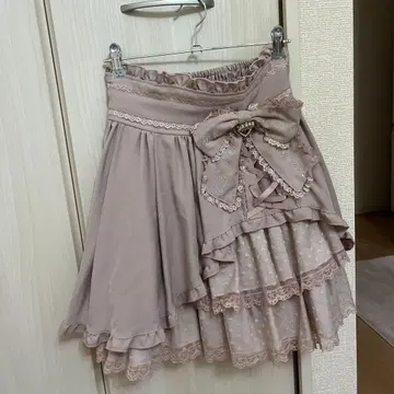 LIZ LISA (리즈리사) 빅 리본 캉캉 스커트 핑크