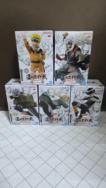 나루토 피규어 조형 인계대전 나루토 지라이야 츠나데 락 리 카카시