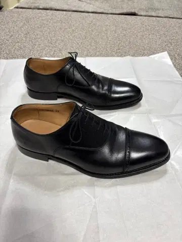 스코치 그레인 27cm 블랙 가죽 사용품입니다