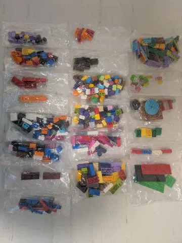 레고 블록 부품 세트 다색