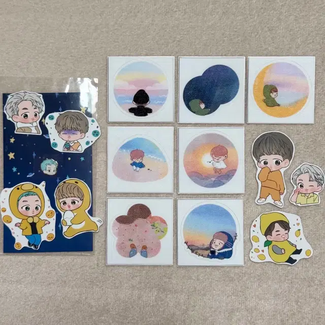 방탄소년단 남준 띠부씰 세트 전차스 스티커 띠부띠부씰 비공굿 bts rm