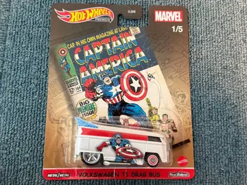 핫휠 폭스바겐 T1 드래그 버스 드라바스 마블