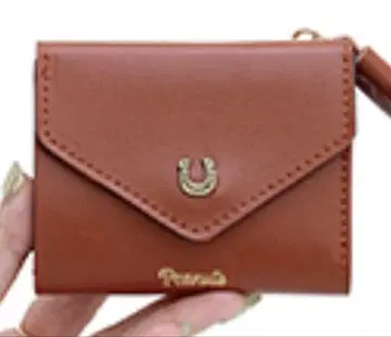 미사용 새상품 스누피 3단 폴더형 천 말띠 브라운