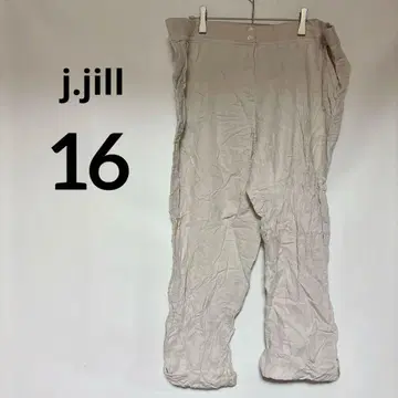 선착순 j.jill [16] 베이지 캐주얼 팬츠 롤업 밑단