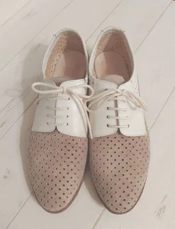 이탈리아제 레이스업 천연 가죽 신발