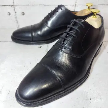 잘란 스리와야 11120 블랙 스트레이트 팁 내피 가죽 신발 26cm