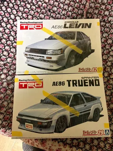 2대 세트 AE86 임의 판매 아오시마 1/24 스케일 삭제 있음
