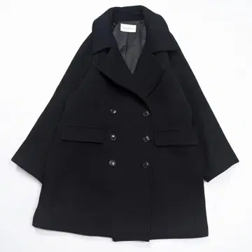 새상품급 23AW 밴야드 스톰 와이드 P코트 1 블랙 가벼운