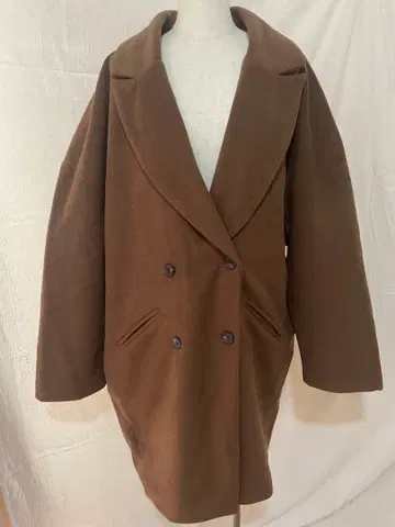 66girls 한국 오버 사이즈 체스터 코트