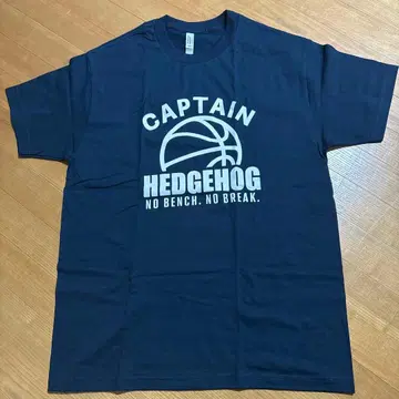 캡틴 고슴도치 반팔 티셔츠 L 사이즈