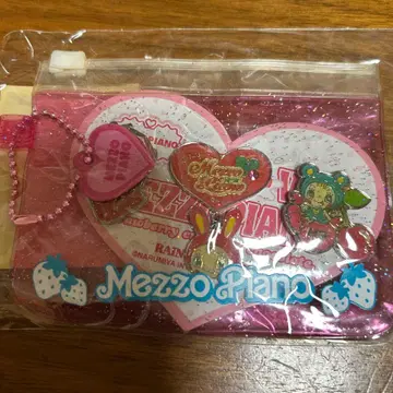 Mezzo Piano 핀 배지 세트 하트 파우치 포함 헤이세이 레트로