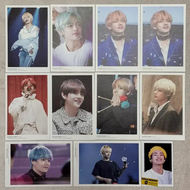 방탄소년단 뷔 태형 엽서 세트 판매 누나비 홈마 포토북 구성품 포스트카드