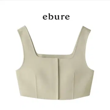 [새상품급] ebure(에부르 리버 멜톤 뷔스티에 베스트 라이트 그린