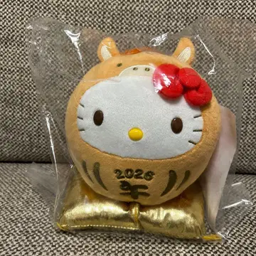 야쿠르트 헬로키티 십이지신 봉제 인형 말