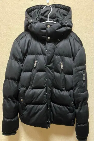 splendid satisfaction/충전솜 다운 자켓/광택 블랙 M