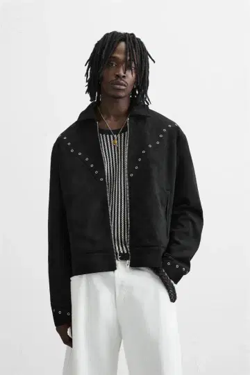 ZARA 자라 페이크 스웨이드 자켓 L