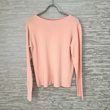 elgna 엘그나 핑크 긴팔 니트 크루넥 심플 캐주얼