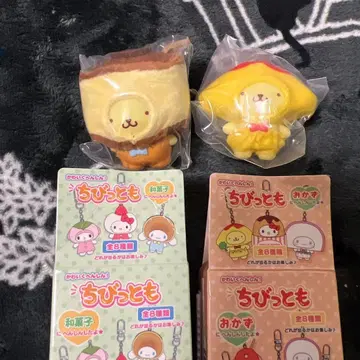 산리오 치비토모 푸딩 2세트 반찬 화과자