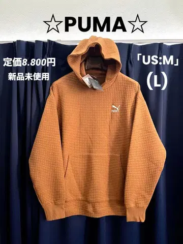 푸마 PUMA 클래식 퀼트 후드 맨투맨 Classics Quilted