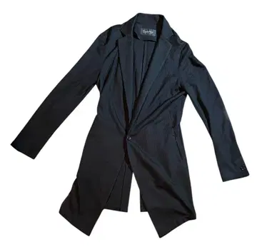 Y2K 토네이도 마트 롱 기장 자켓 레이온 혼방 사이즈 M